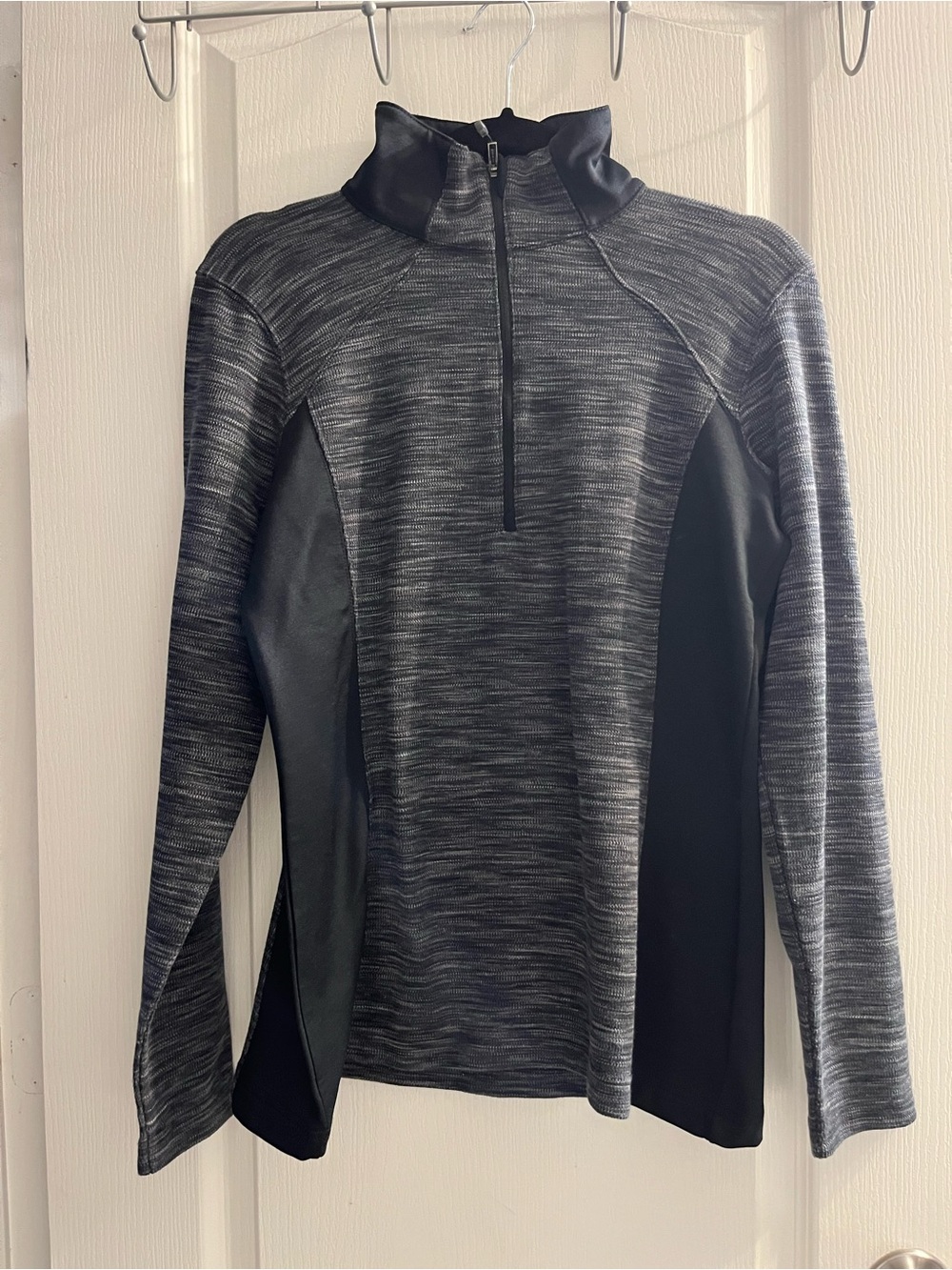 Columbia Black & Gray Athletic Half-Zip Pullover